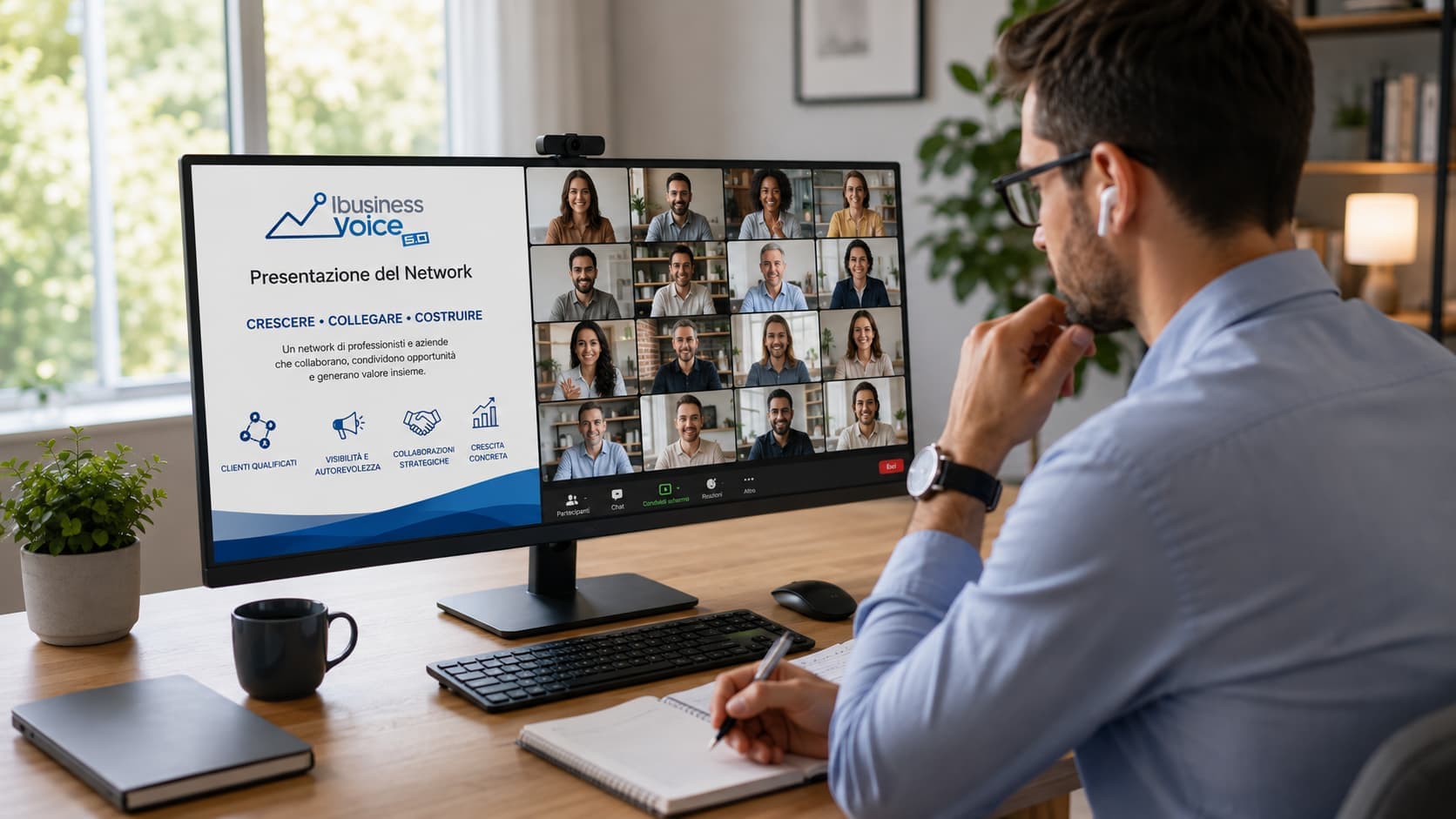 Incontro online aperto agli ospiti del network di professionisti a Milano